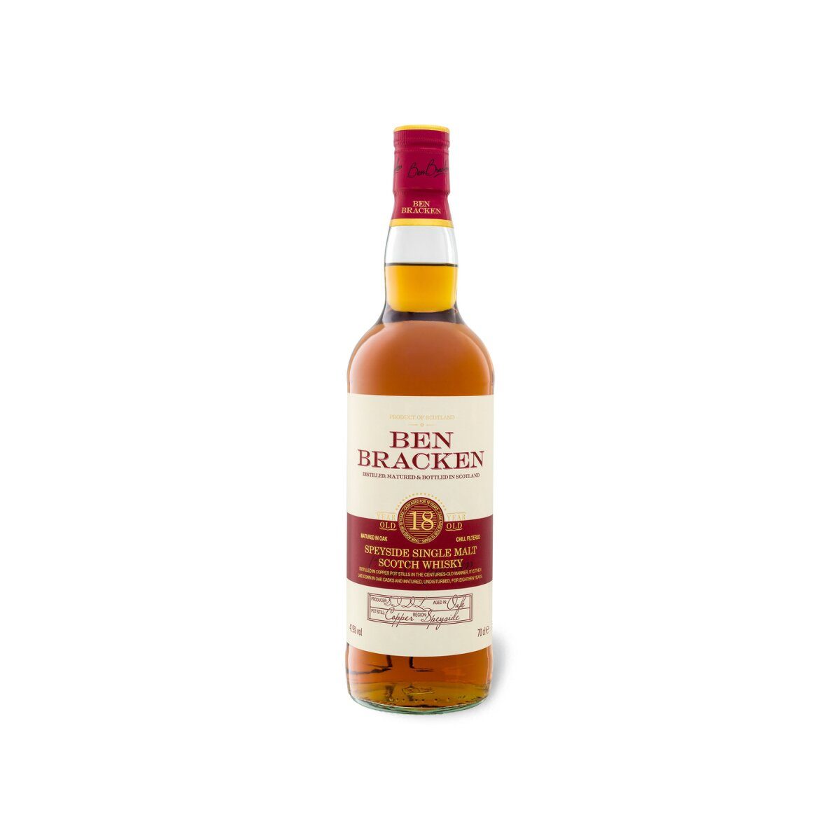 Ben Bracken Speyside Single Malt Scotch Whisky 18 Jahre 41,9 % Vol