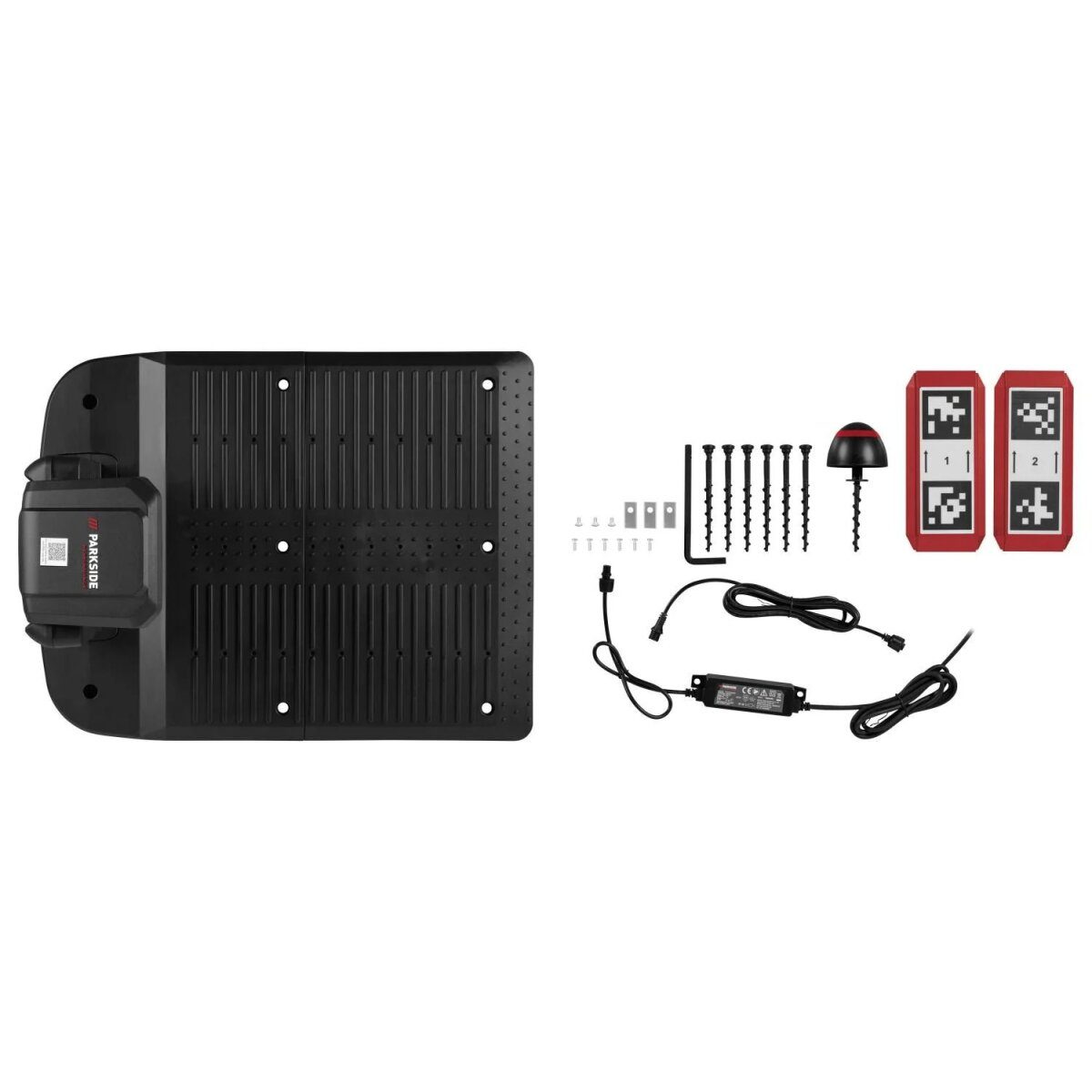 PARKSIDE PERFORMANCE® Akku-Mähroboter „PPAMR 1250 A1“, bis 1250 m² mit Akku, Ladestation und mit Kameraüberwachung ohne Begrenzungskabel