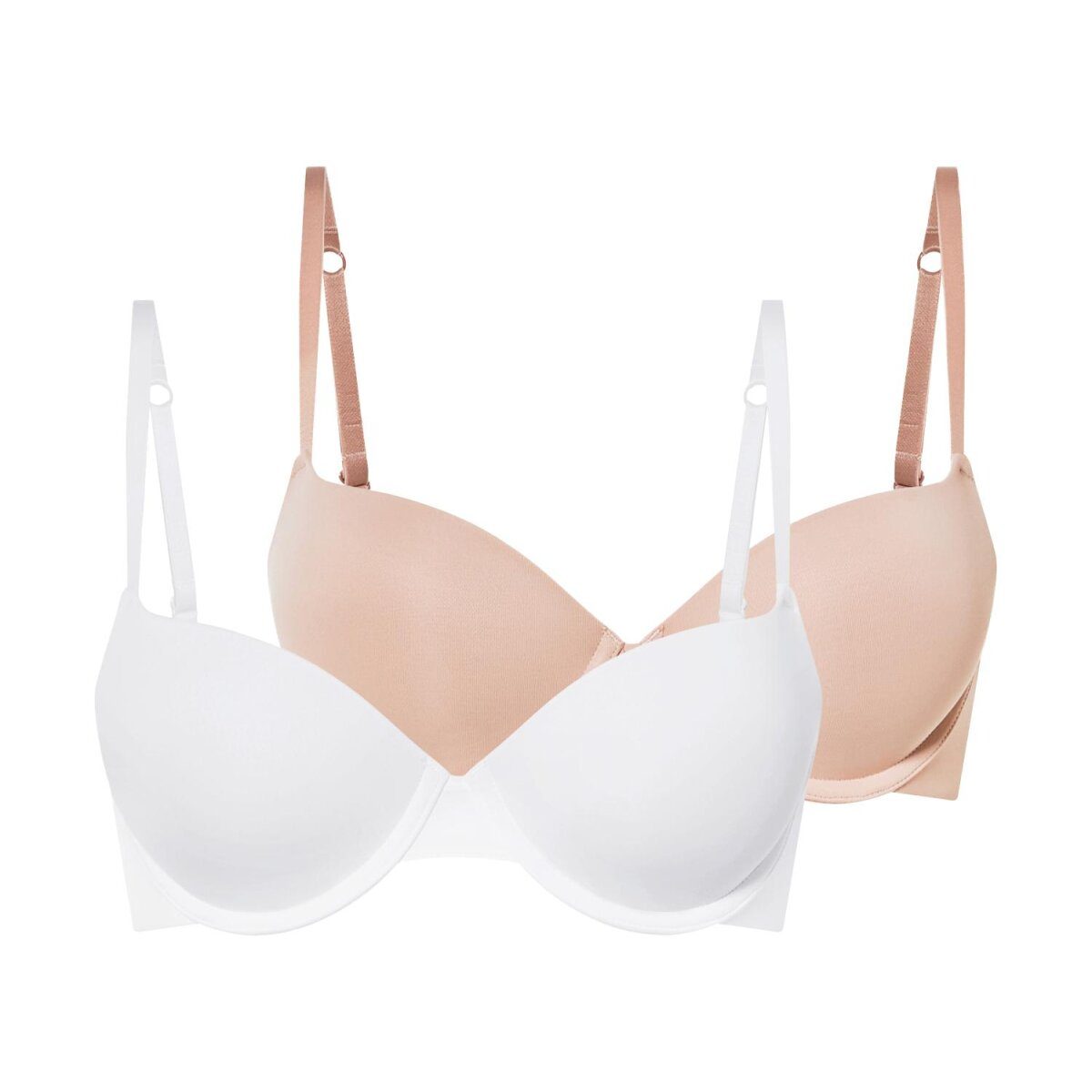 esmara® push-up bh's voor dames, set van 2, met verstelbare bandjes