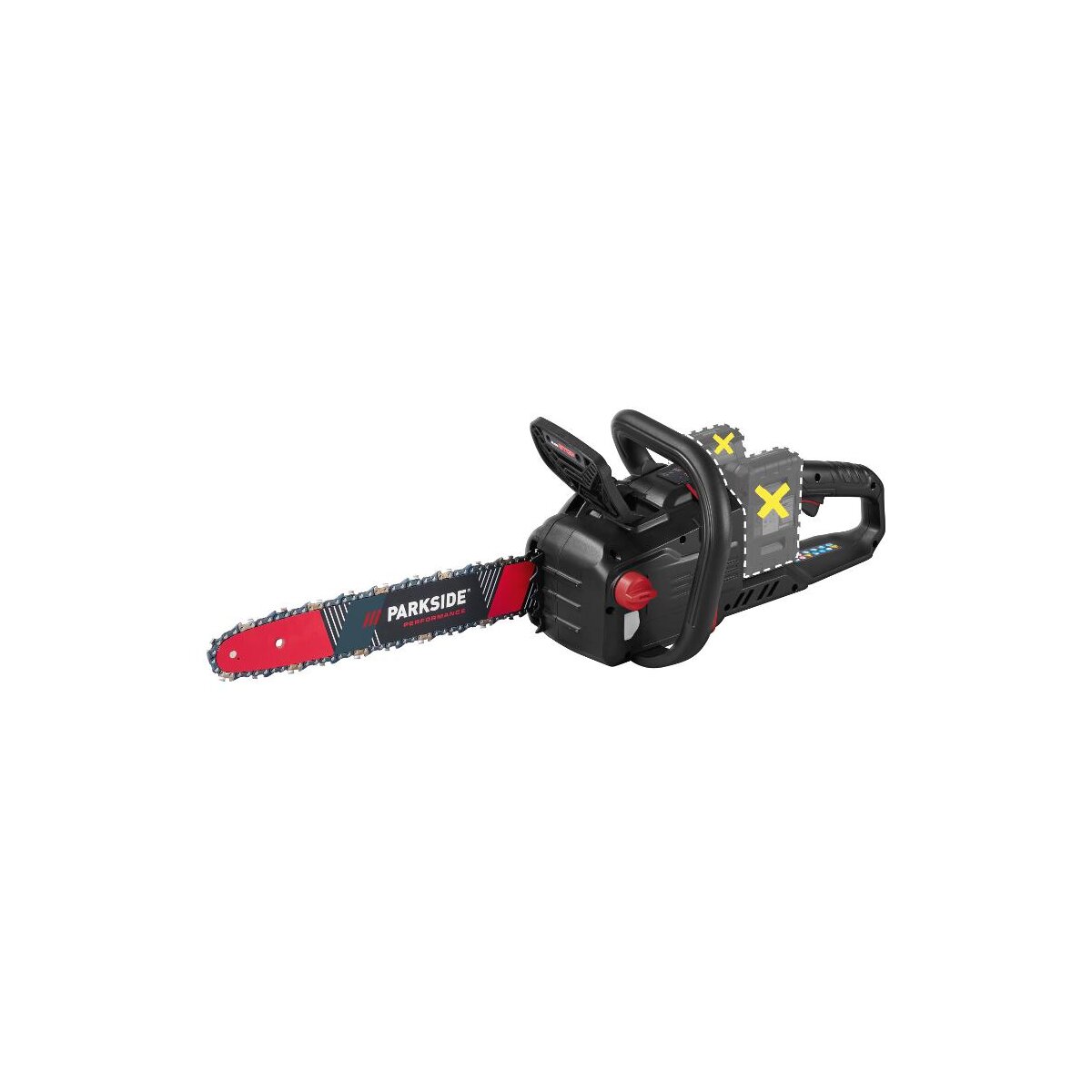 Tronçonneuse sans fil PARKSIDE PERFORMANCE® 40 V »PPKSA 40-Li C3«, sans batterie ni chargeur Tronçonneuse sans fil PARKSIDE PERFORMANCE® 40 V »PPKSA 40-Li C3«, sans batterie ni chargeur