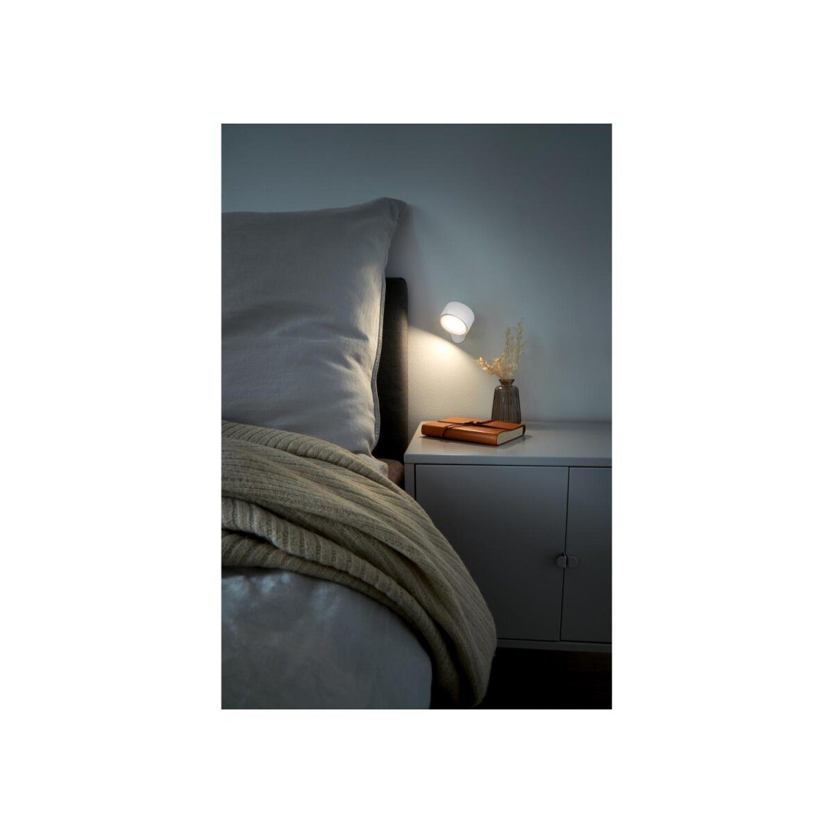 LIVARNop home batteriebetriebene LED-Wandleuchte, 3-stufig einstellbare Helligkeit