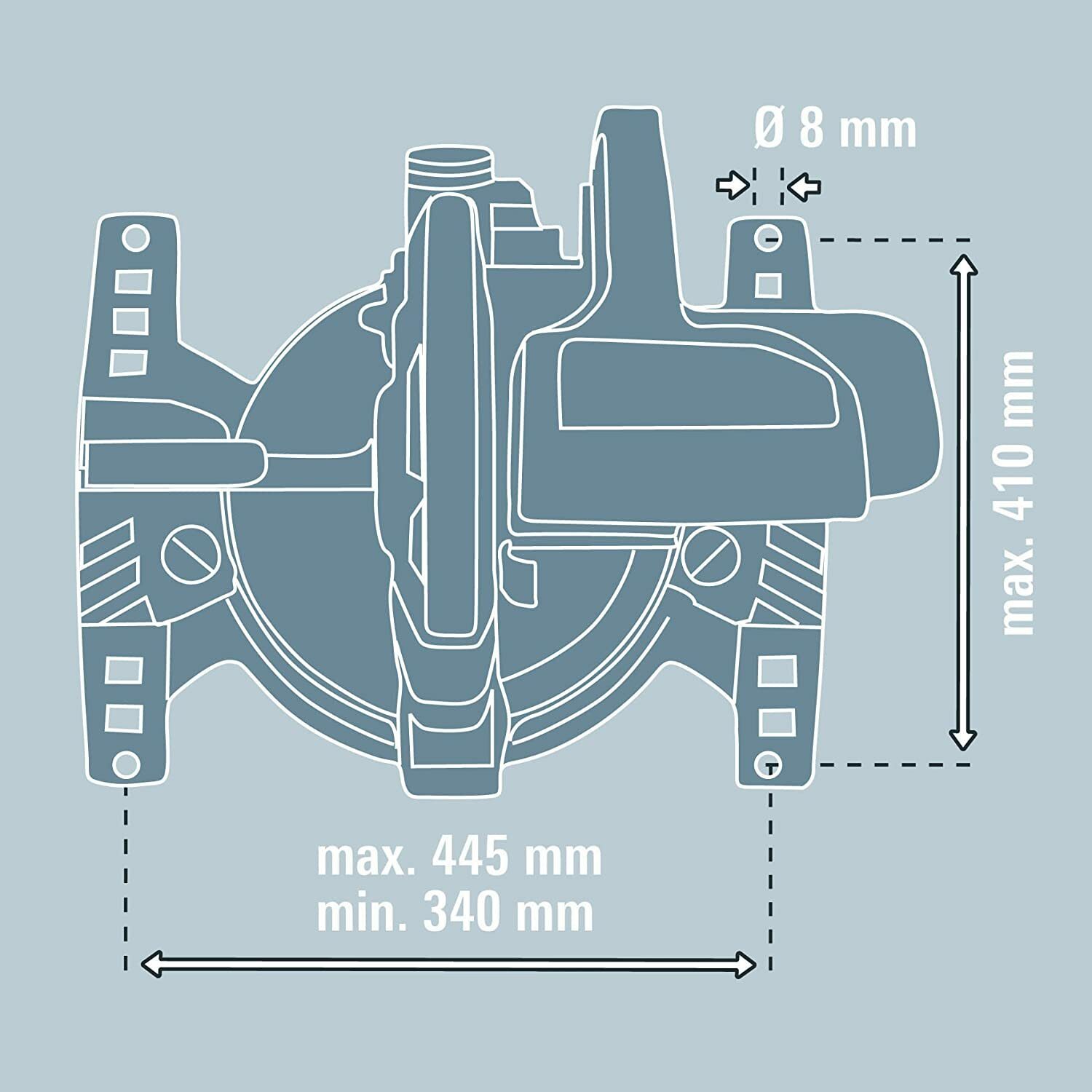 Original Einhell Untergestell E-Stand (passend für Einhell Classic und Expert Kapp- und Zuggehrungssägen sowie viele weitere Modelle auf dem Markt)