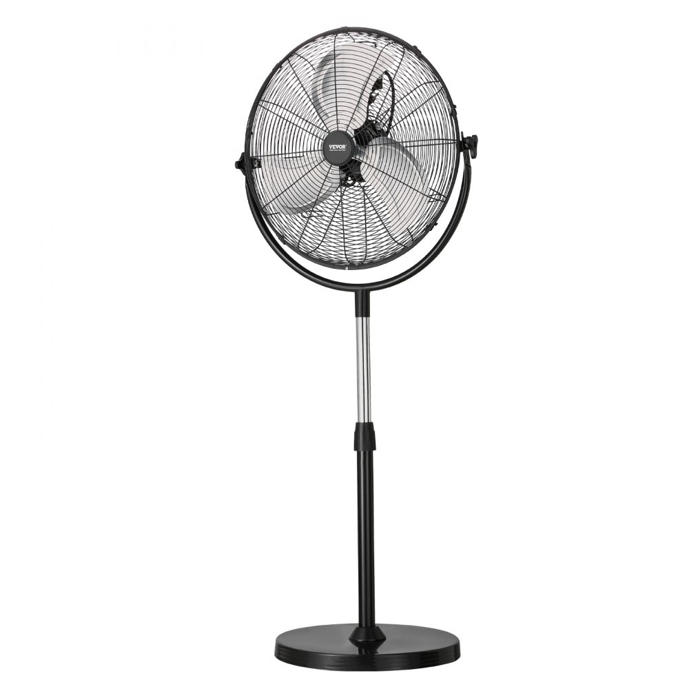 Ventilateur sur pied industriel, ventilateur de 560 mm avec hauteur réglable de 115 à 147 cm, ventilateurs de sol avec 3 vitesses réglables, machine à vent pour salon, maison, bureau, noir Ventilateur sur pied industriel, ventilateur de 560 mm avec hauteur réglable de 115 à 147 cm, ventilateurs de sol avec 3 vitesses réglables, machine à vent pour salon, maison, bureau, noir