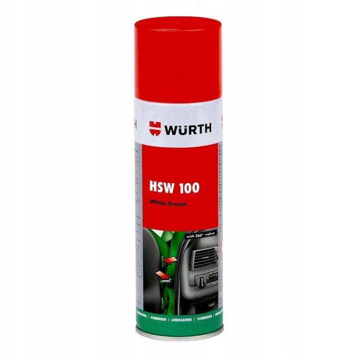 WÜRTH WURTH HSW-100 Haftfett weiß – 500 ml 0893104500 WÜRTH WURTH HSW-100 Haftfett weiß – 500 ml 0893104500