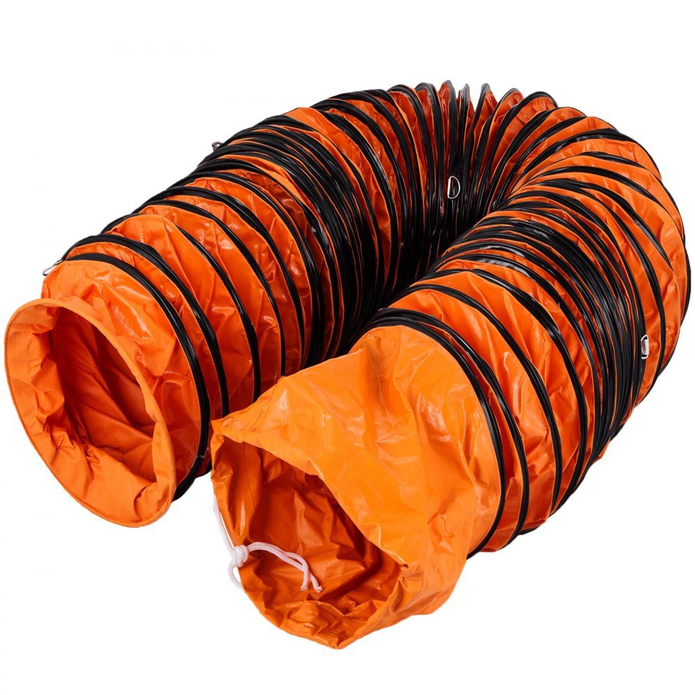 6 kg Lufttransportschlauch, 7,6 m Warmluftschlauch, -20–180 °F Belüftungsschlauch, 35 x 34 x 26 cm Baustellenschlauch
