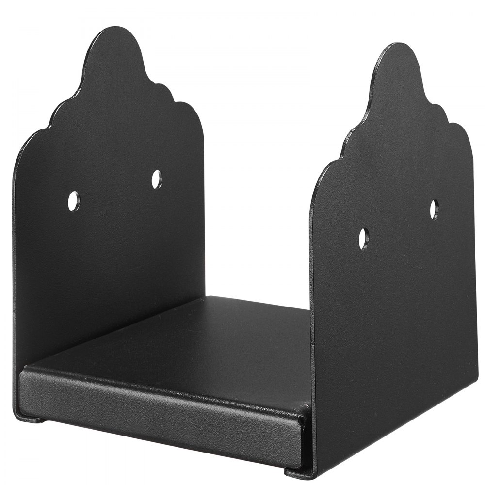 Support de poteau, 2 pièces, dimensions intérieures 150x141 mm compatible avec poteaux 152,4x139,7/139,7x139,7/147,3x139,7mm, manchon à visser pour support de garde-corps de terrasse pavillon, plaque de base de pont, noir Support de poteau, 2 pièces, dimensions intérieures 150x141 mm compatible avec poteaux 152,4x139,7/139,7x139,7/147,3x139,7mm, manchon à visser pour support de garde-corps de terrasse pavillon, plaque de base de pont, noir