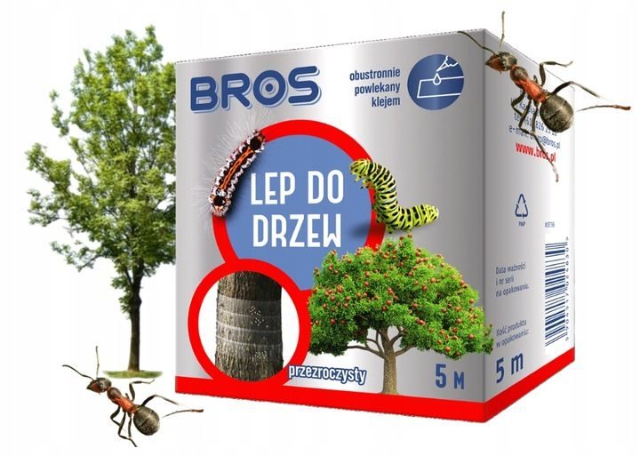 Pułapka na szkodniki drzew Bros. 5m Dwustronny sztyft z klejem