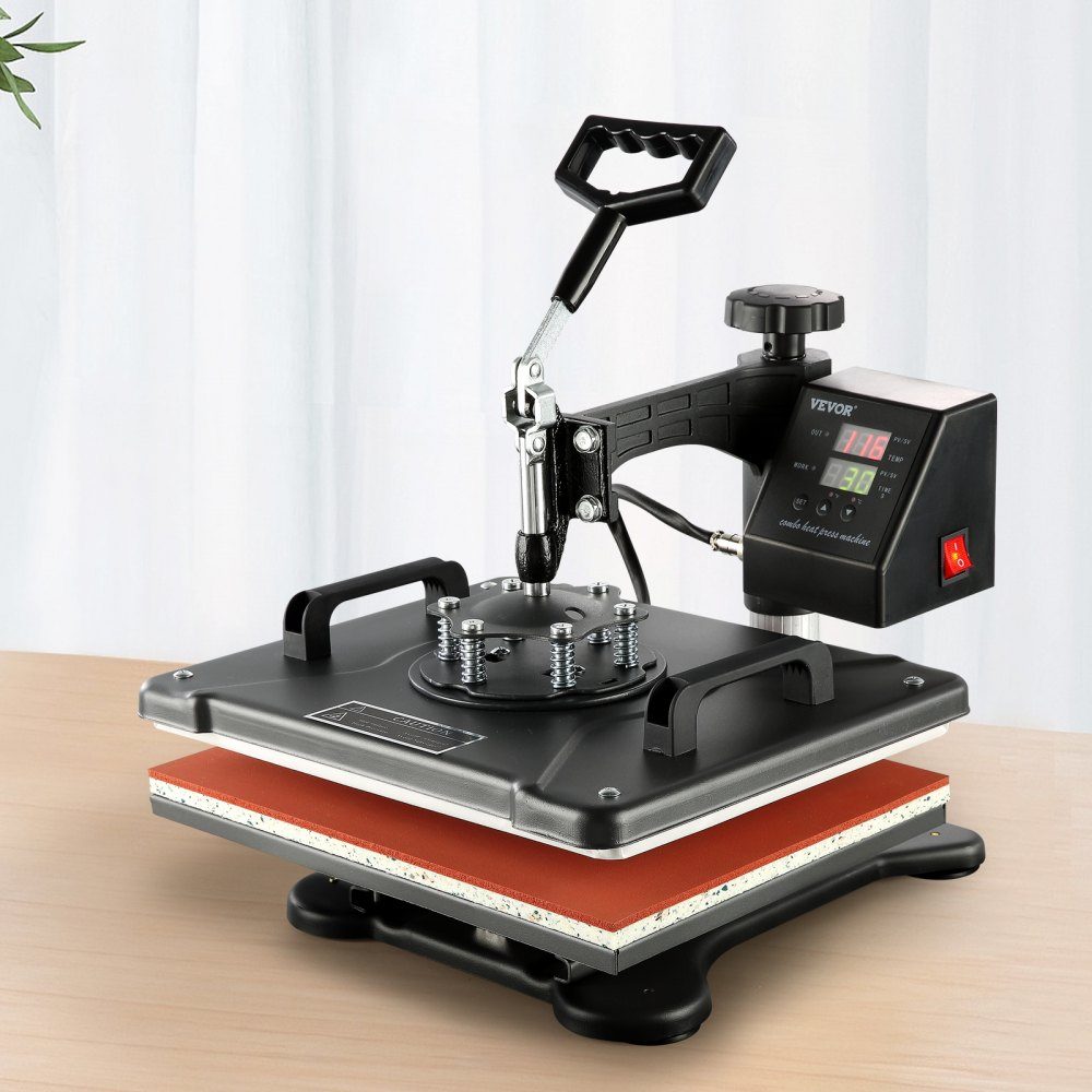 Heat Press 8 in 1 Heat Press Machine 38x30cm T-Shirt Press Machine Heat Press Machine DIY Heat Press with Digital LED Temperature