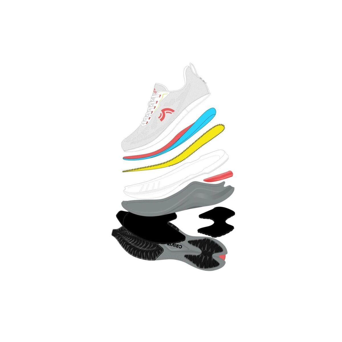 CRIVIT hardloopschoenen voor dames