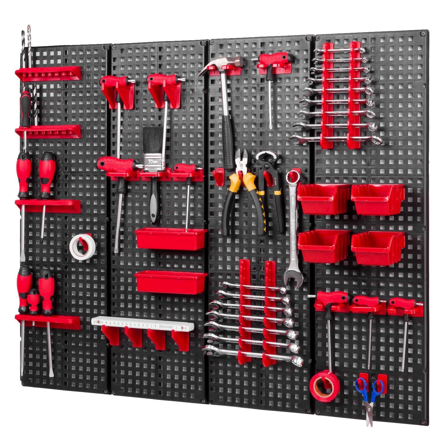 *BESTSELLER* Tool wall set Tool holder with perforated wall storage system Tool perforated wall wall shelf Workshop shelf set