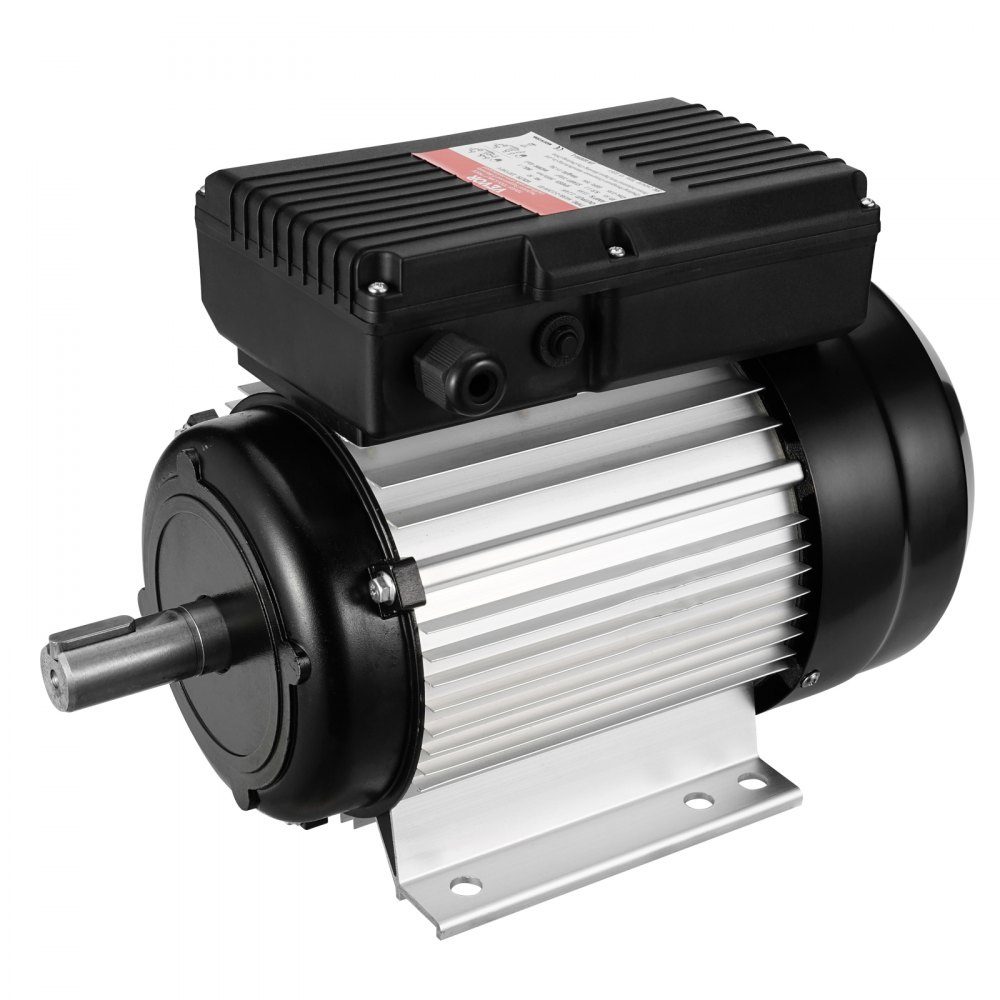 2,2 kW Elektromotor, 2800 U/min, AC 220–240 V, 13,8 A, 90 l, B3-Rahmen, Luftkompressormotor, einphasig, 24 mm Keilwelle, Rechts-/Linksdrehung, für landwirtschaftliche Maschinen und allgemeine Geräte