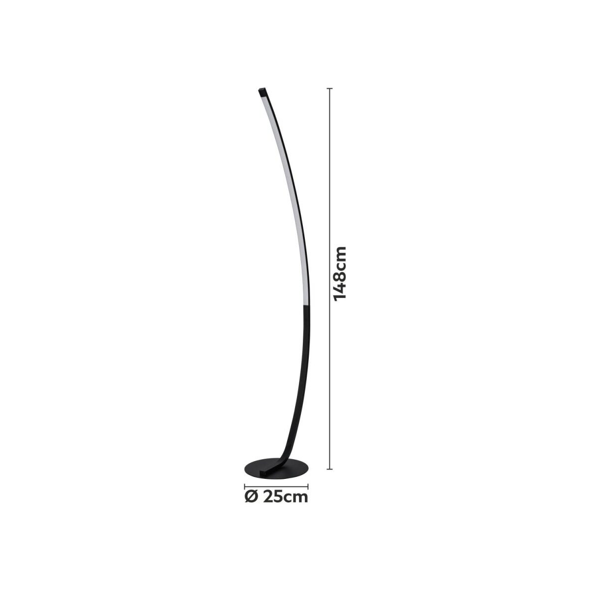 LIVARNO® LED floor lamp, 1200 lm