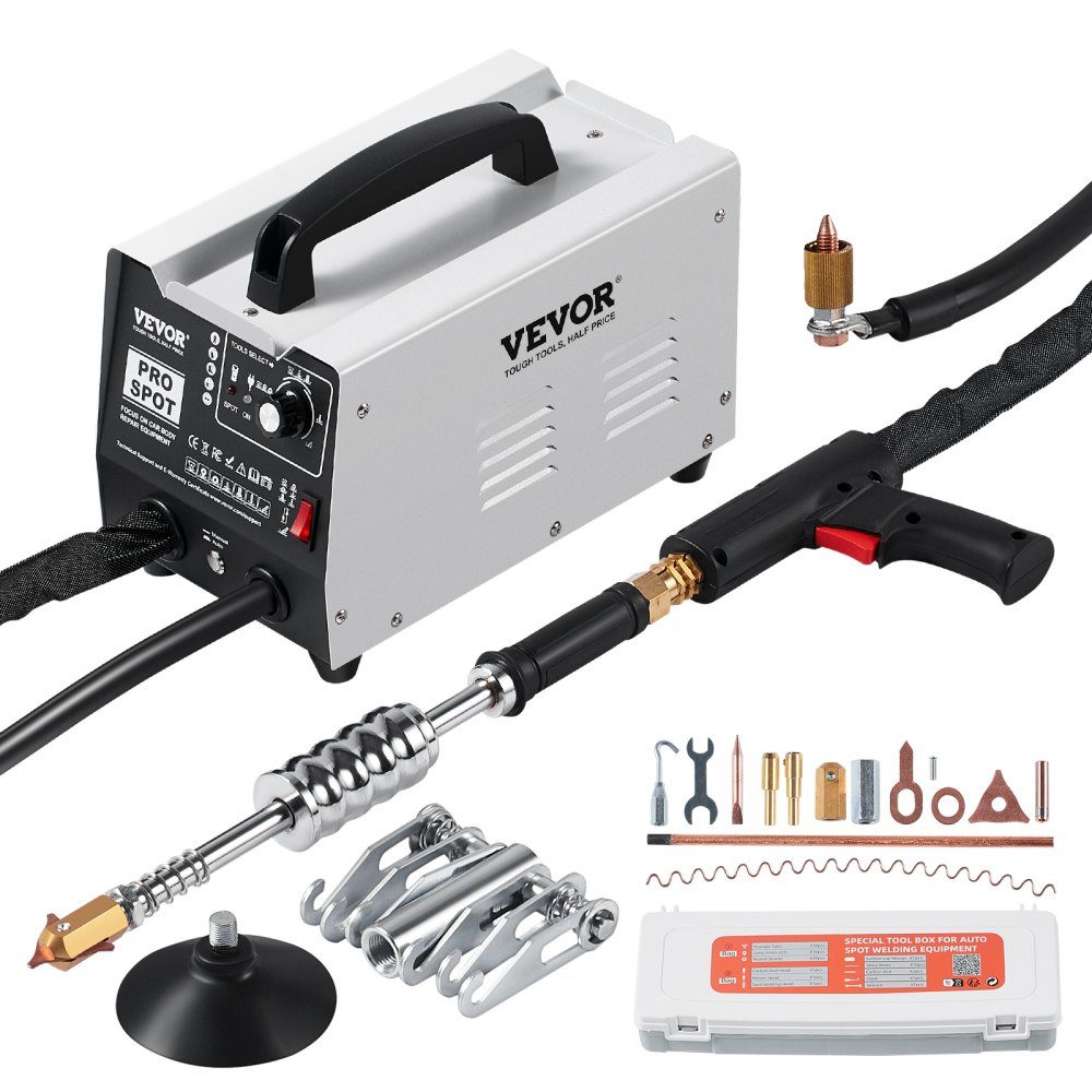 Dent Spotter, 1.8kW Spot Welder, Dent Puller with Auto/Manual Welding and 7 Versatile Modes, Body Spot Welder for Repairing Dents on Cars and Trucks