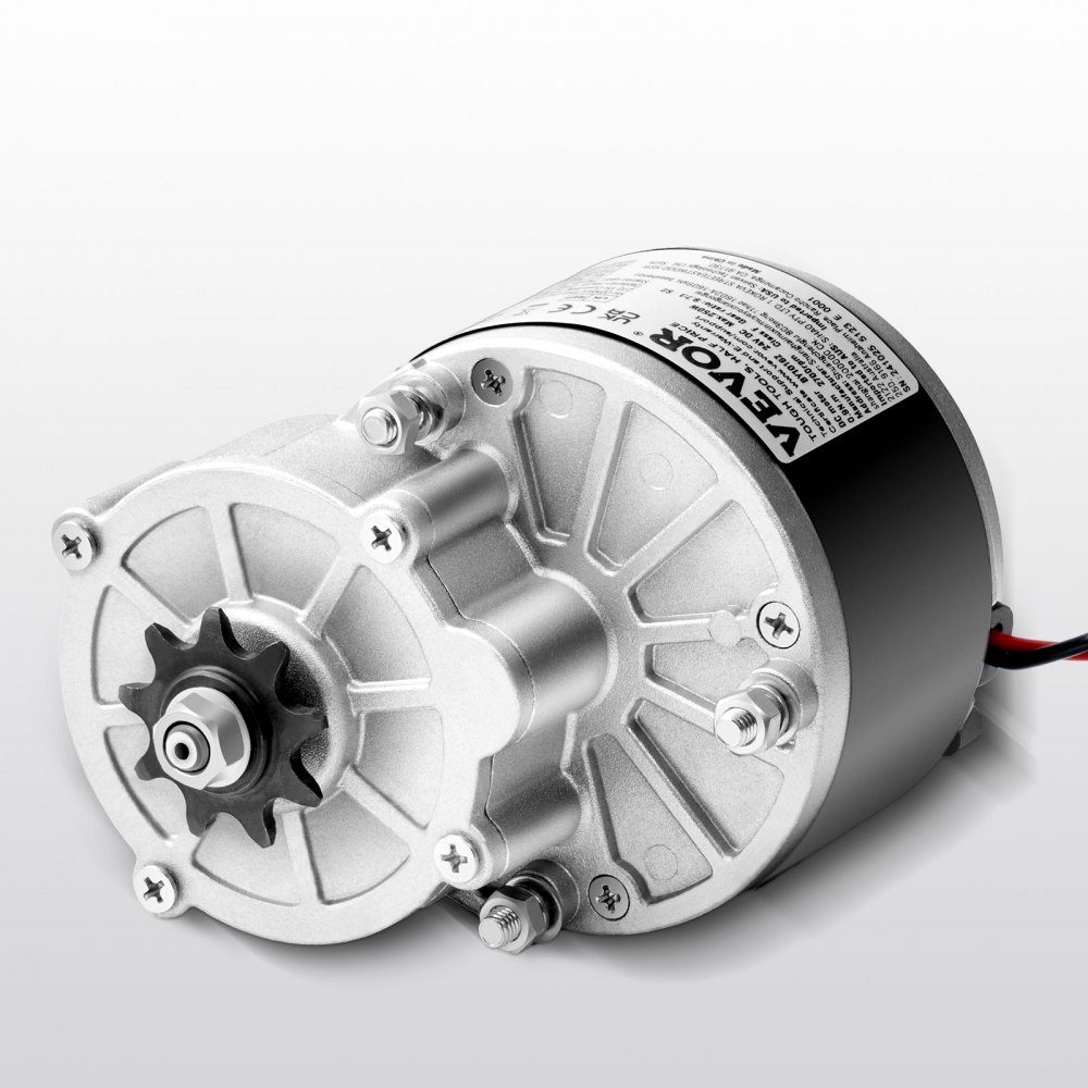 250W Electric DC Motor Kit, Powerful Electric Motor - 24V 2700RPM Brushed Motor with Upgraded Speed ​​Controller, Throttle Grip Kit for Go Karts, E-Bike Motorcycle Scooter