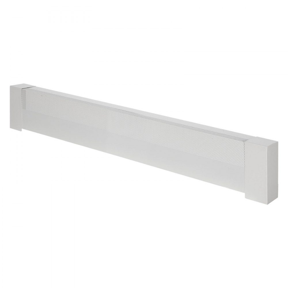 Couvercles de chauffage série Basic 1221 x 80 x 193 mm, couvercle avant de radiateur électrique standard, couvercle de remplacement en acier robuste pour chambre à coucher, blanc – Réf. HT-24393