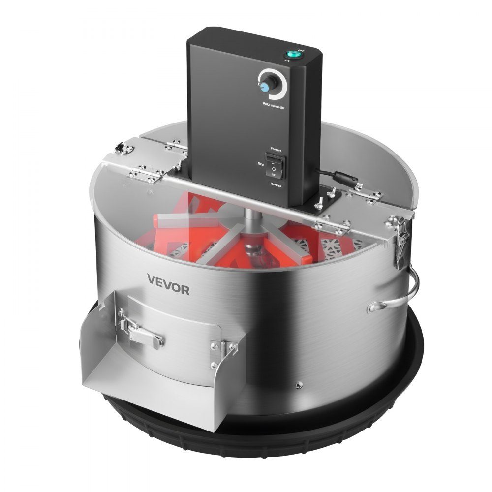Harvester, 2 in 1 Manual and Electric 370mm Bud Cutter with Stainless Steel Blades, Wet and Dry Hydroponic Cutting Machine with Tray for Plant Buds and Flowers