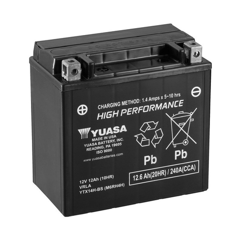 YUASA YTX14H-BS 12V 12,6Ah 240A – Artikelnr. HT-47096