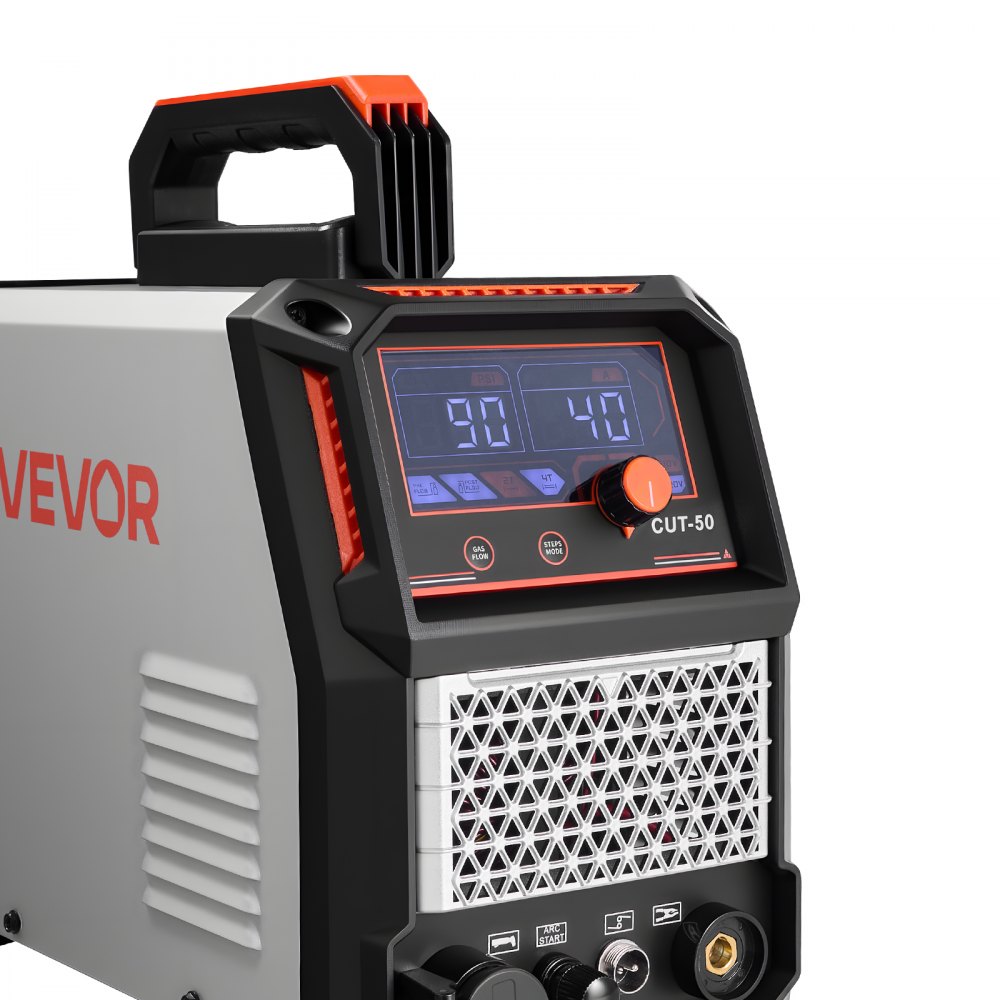 Plasmasnijder 50A Contactloze pilotboogplasmasnijder Digitaal display IGBT-omvormer met 2T/4T-functie en instelbare PA/PT-tijd voor reparaties in de thuiswerkplaats Plasmasnijder 50A Contactloze pilotboogplasmasnijder Digitaal display IGBT-omvormer met 2T/4T-functie en instelbare PA/PT-tijd voor reparaties in de thuiswerkplaats