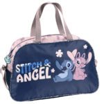 Tasche mit marineblauem Stitch und Angel-Motiv