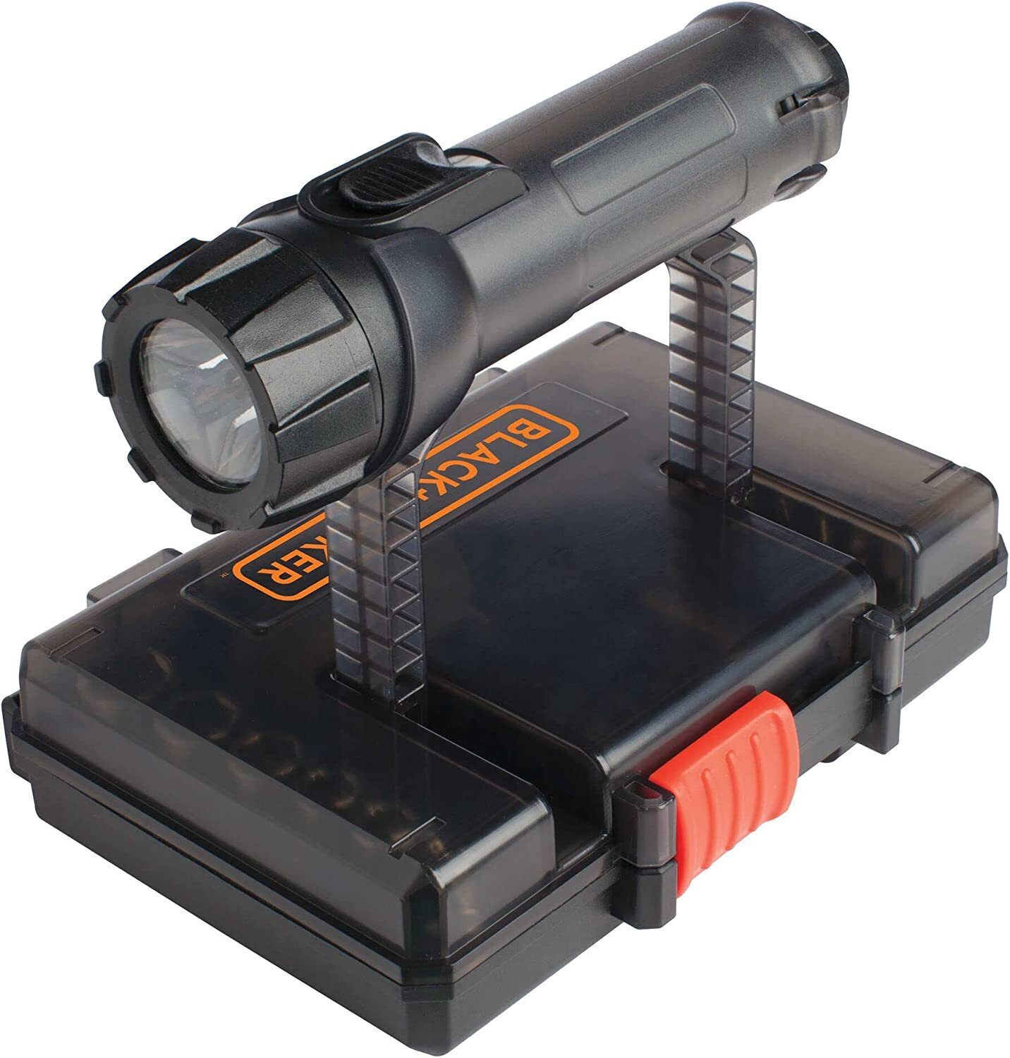 Black+Decker 30 Stk. SOS-Bit-Set (mit Warnweste, LED-Taschenlampe, ideal für das Auto, kleiner Helfer bei Pannen)