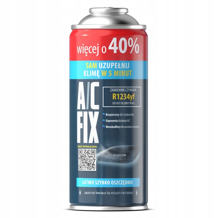 A/C FIX AC FIX Réf. RIGÉRANT XL POUR REMPLISSAGE DU SYSTÈME DE CLIMATISATION R1234YF 235G – Art.-Nr. HT-47705