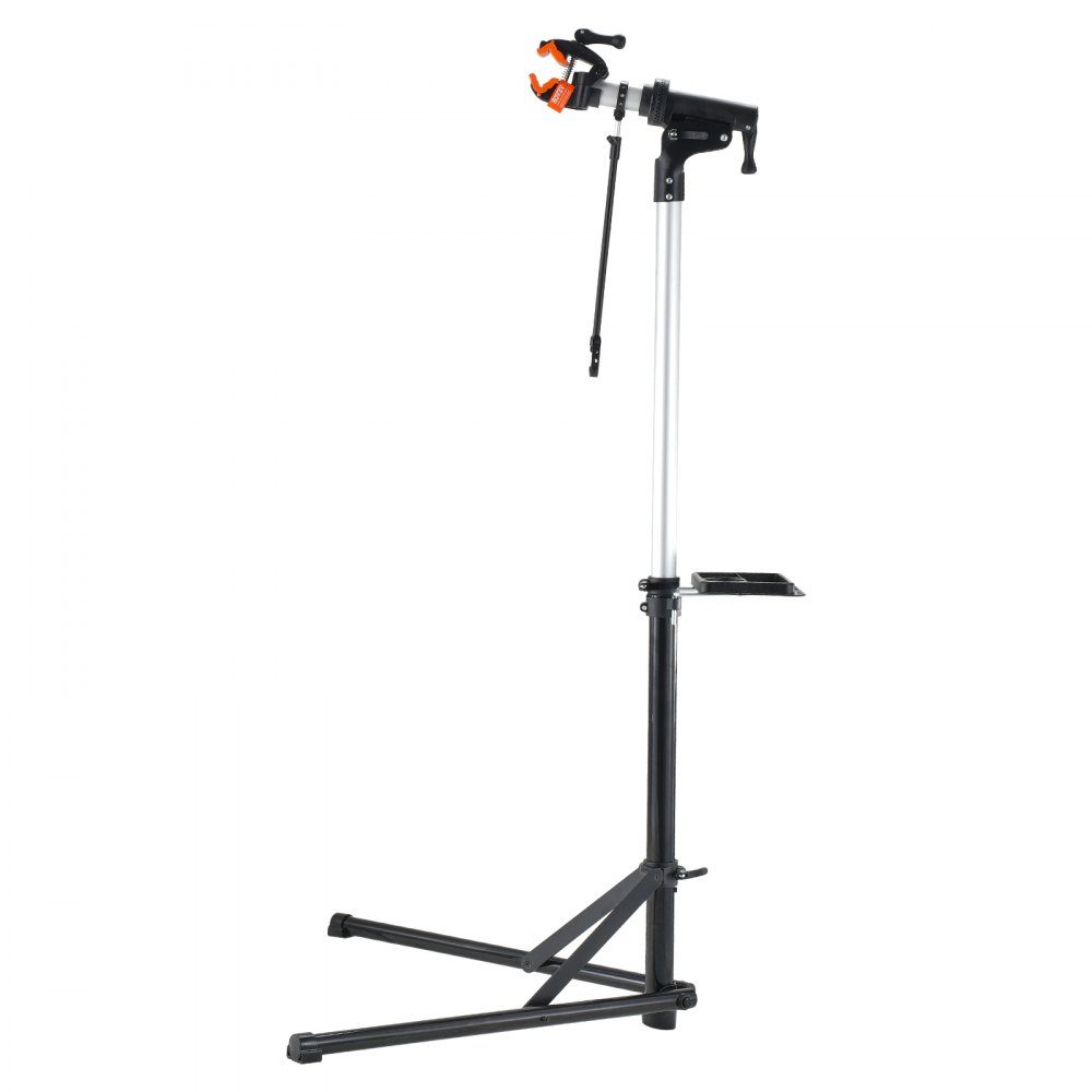 Stojak do naprawy rowerów, stojak do naprawy rowerów, stojak do naprawy rowerów, wytrzymały stojak do naprawy 30kg, 102-160cm, stojak na rowery z regulacją wysokości z obrotową głowicą zaciskową 360°