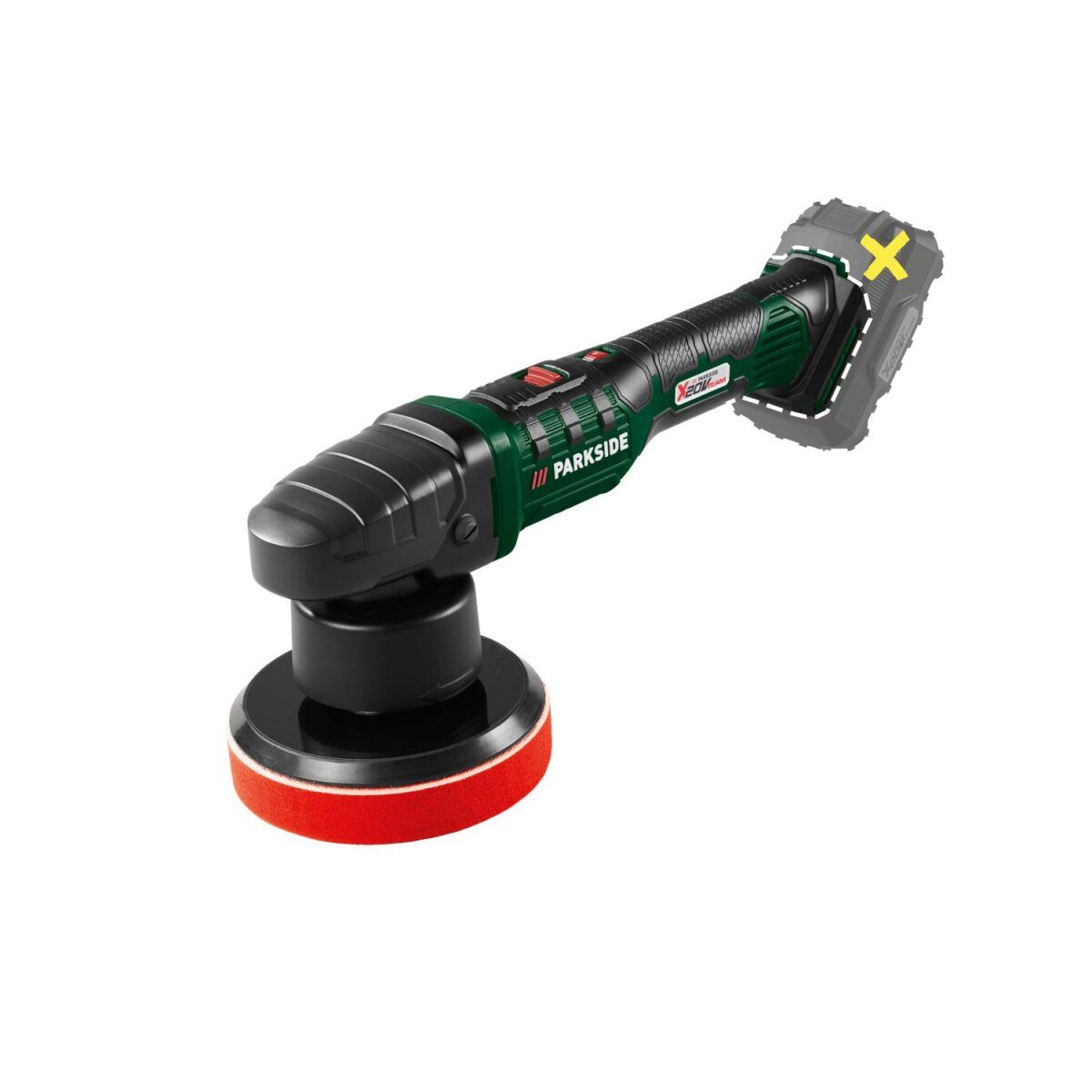 Polisseuse sans fil PARKSIDE® 20 V « PPMA 20-Li C4 », sans batterie ni chargeur