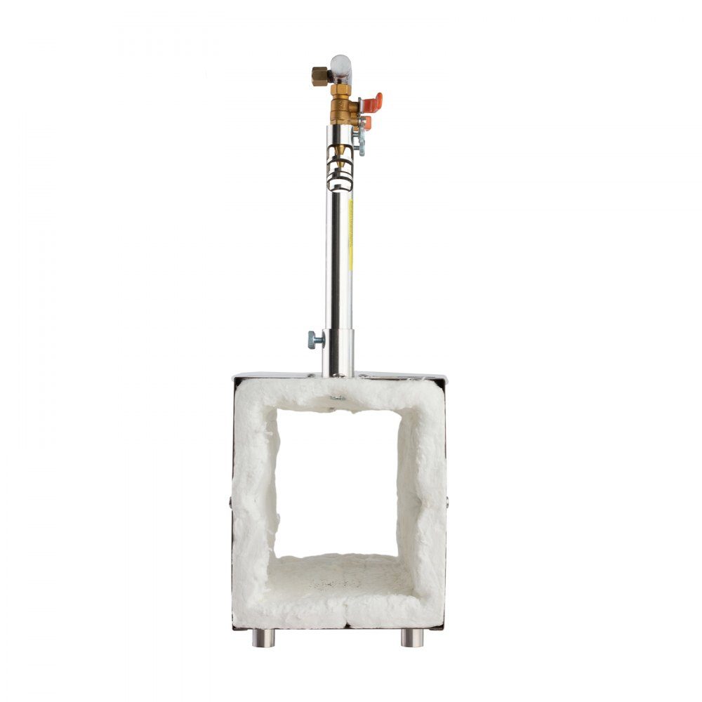 Portable 2 Burner Propane Blacksmith Furnace 1427°C Farrier Blacksmith Furnace Square Shape Stainless Steel Gas Blacksmith Tools and Equipment Smelting Furnace Metal Forging Use – Part No. HT-24138