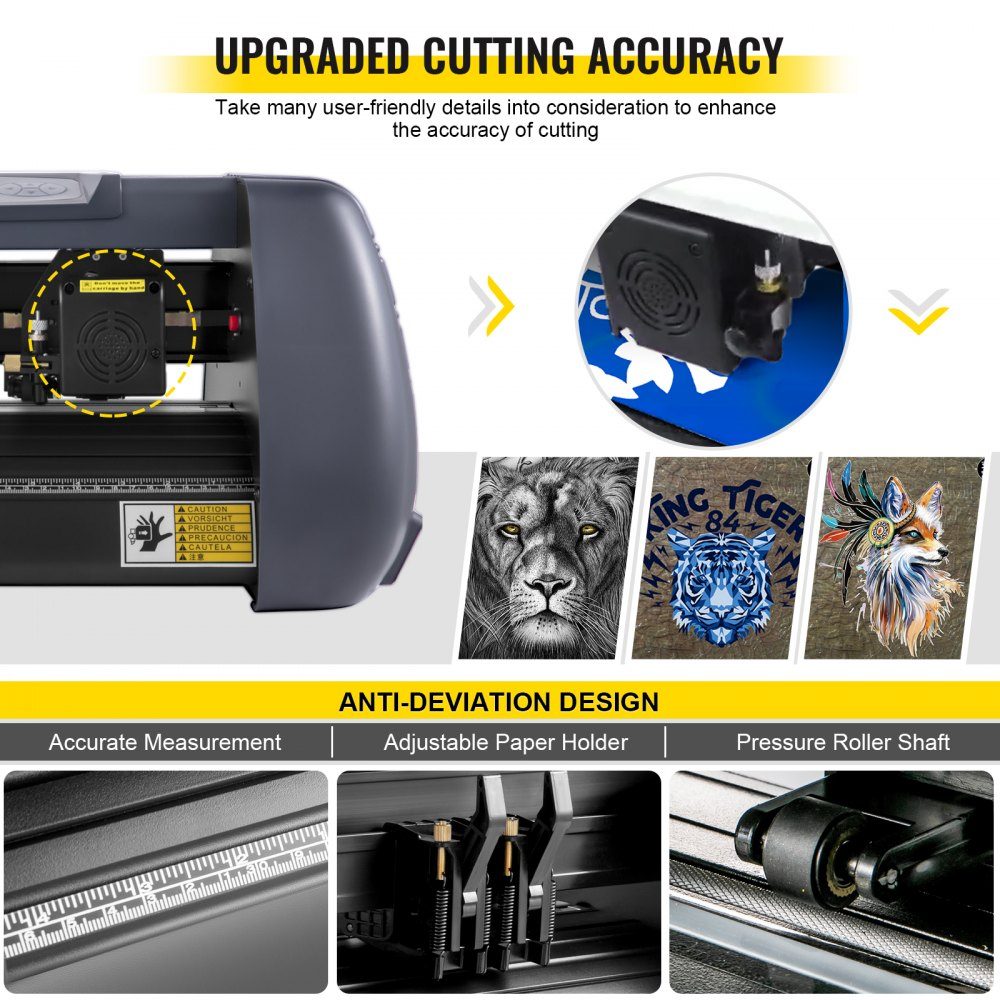 375 mm vinyl snijplotter Papierinvoer Filmplotter Printer Vinyl snijkit Ondersteuning DM/PL HP/GL Taalomslagfilm voor schilderen en etsen Snijden Scrapbookpapier PU Vinyl