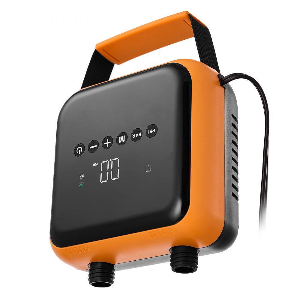Paddleboard Pump (40 PSI), Two-Stage Electric Portable SUP Air Pump with Auto Shut-Off and 12-V-Gleichstromanschluss, Inflate and Deflate, Ideal for Inflatable Paddleboard Mattresses