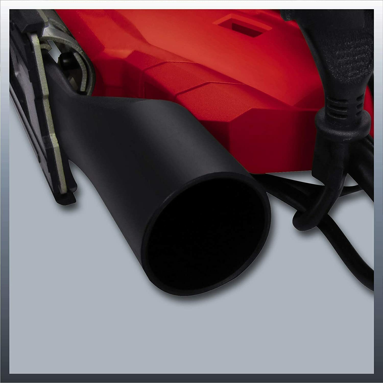 Einhell Stichsäge TE-JS 100 (750 W, max. 100 mm, 45° Schrägschnitt, Hubzahlregelung, 4-stufiger Pendelhub, Absaugadapter, Parallelanschlag, LED-Licht, Koffer)