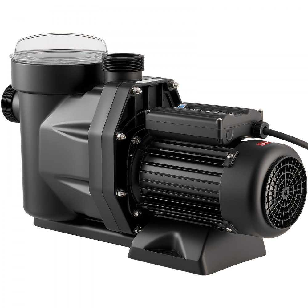 Pompe de piscine, 1300 W, débit maximum de 28 800 L/H, pompe de piscine à un étage, 2850 tr/min, tête maximale de 17 m, avec 24-Stunden-Timer et panier filtrant, pour piscines hors sol et enterrées, spas