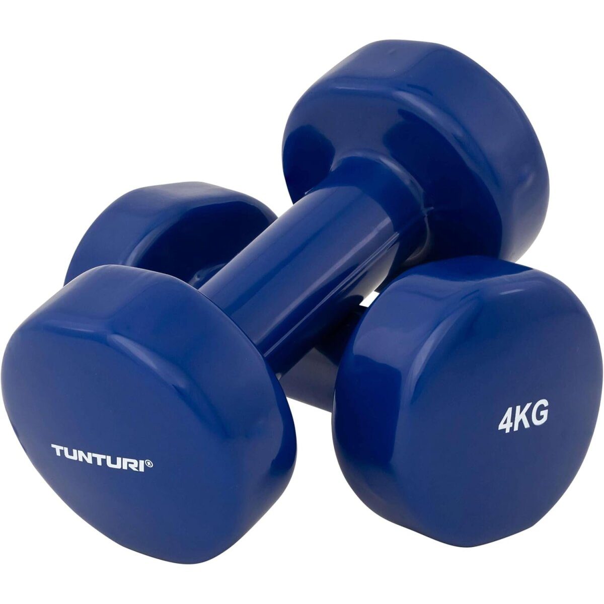Haltères Tunturi, 2 x 4 kg, bleus