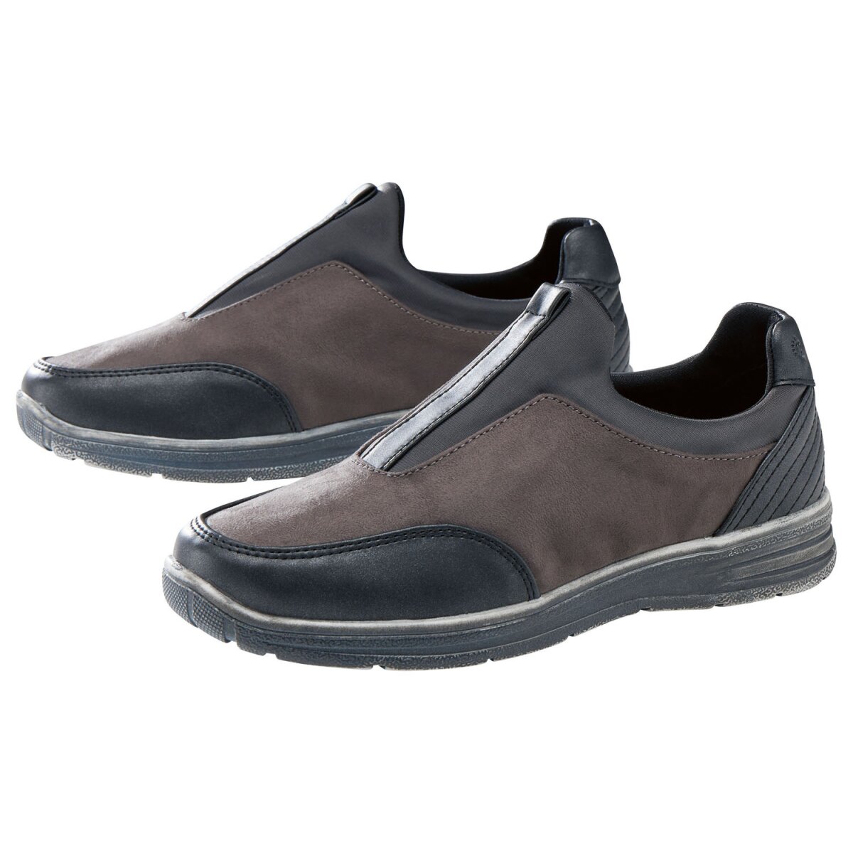 Women's leisure shoe, G width, with stress-reducing Footflexx shock absorber (dark gray, 40) Women's leisure shoe, G width, with stress-reducing Footflexx shock absorber (dark gray, 40)