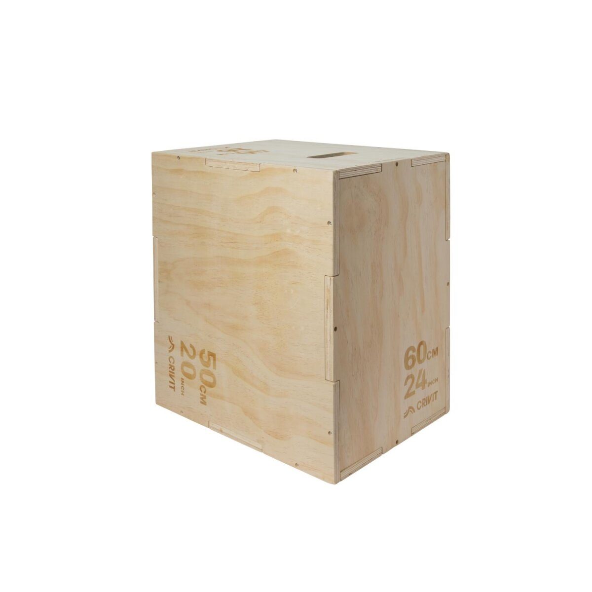 CRIVIT Plyobox houten springbox