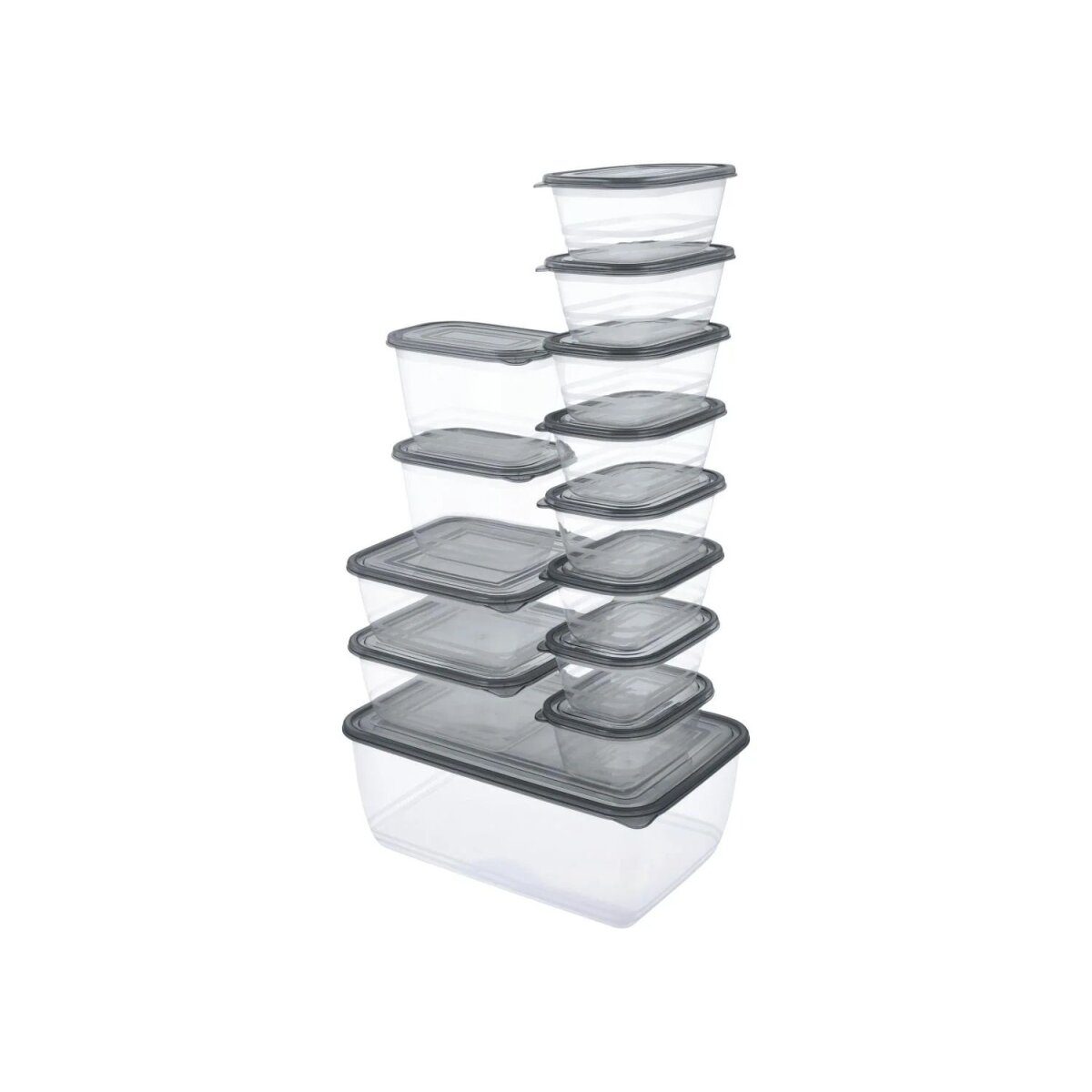 SILVERCREST® Frischhaltedosen-Set, 13-teilig (grau)