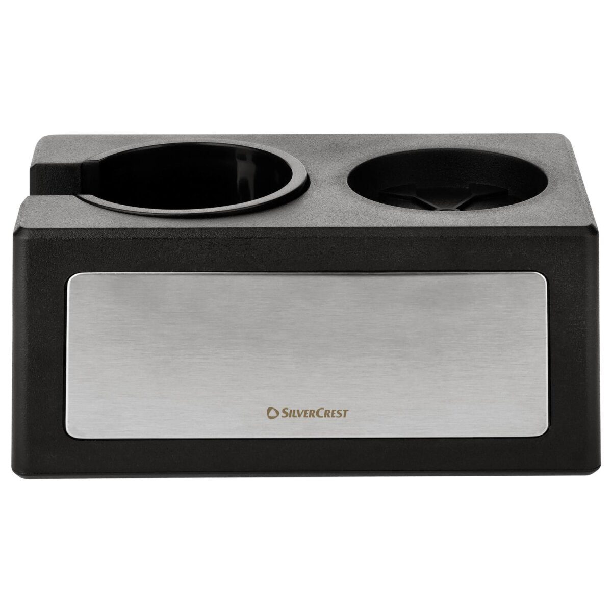 SILVERCREST® Siebträger-Abschlagbox / Tamperstation / Milchkännchen / Kakaostreuer mit Motiven