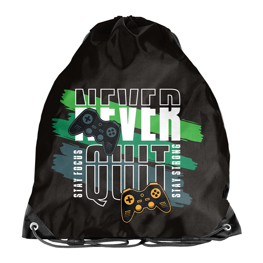 “Never Quit” lunch box.
