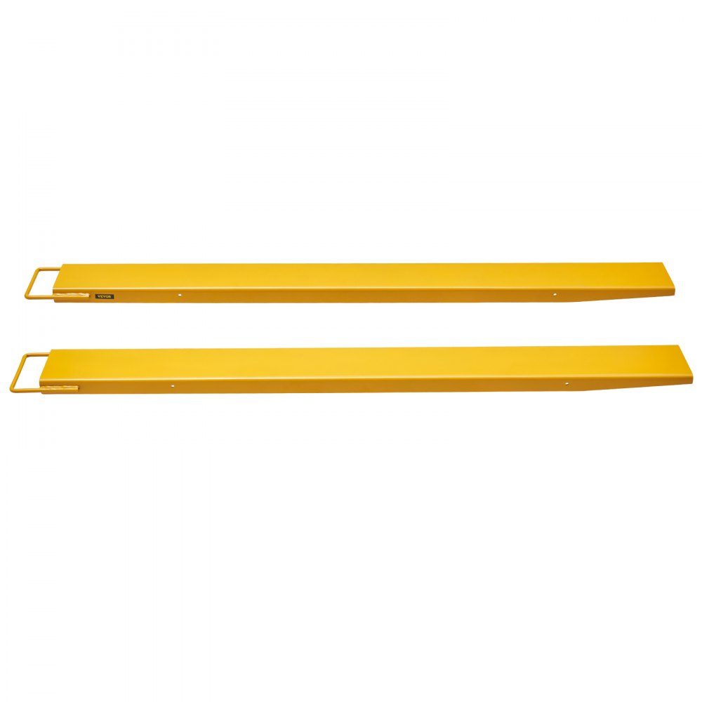 Set of 2 Fork Extensions, 1820mm Tine Extension, 1,815 Ton Capacity Forks, Q235 Carbon Steel, One Piece Design, Pallet Fork Extension, Compatible mit 127-mm-Gabeln – Part No. HT-22979