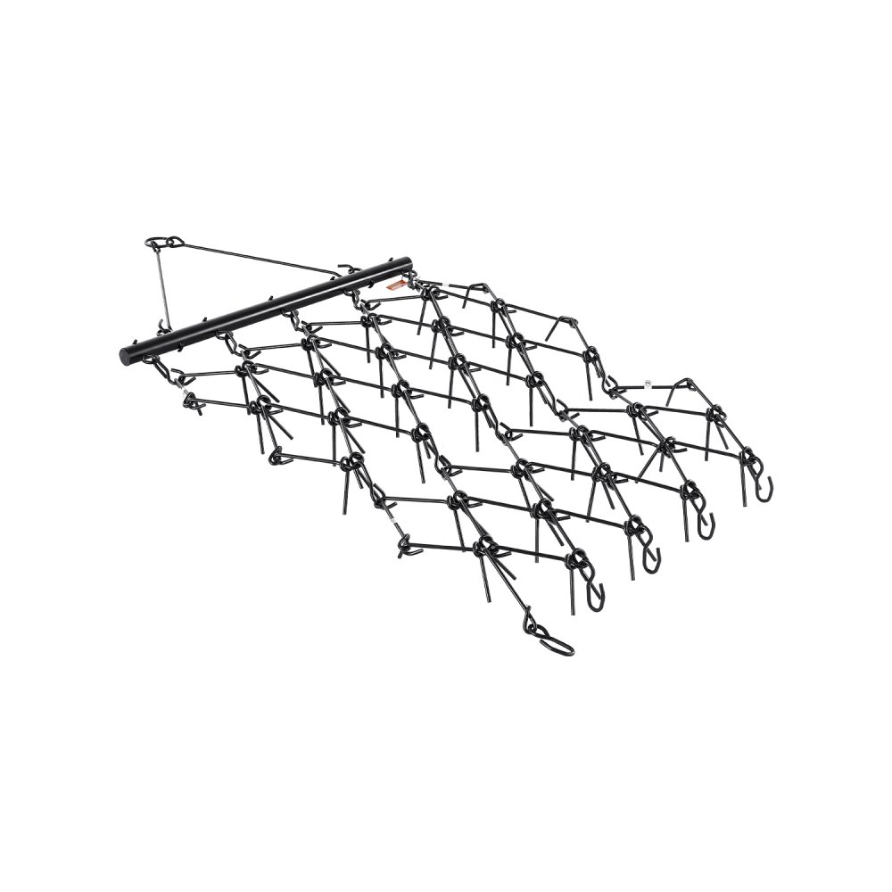 Sleepeg, 1707 x 1219 mm, weideeg met 80 scherpe tanden, geschikt voor ATV- en UTV-tractor, voor bodembewerking, zaaien, gladmaken van landschap en onderhoud van grind op opritten van boerderijen Sleepeg, 1707 x 1219 mm, weideeg met 80 scherpe tanden, geschikt voor ATV- en UTV-tractor, voor bodembewerking, zaaien, gladmaken van landschap en onderhoud van grind op opritten van boerderijen