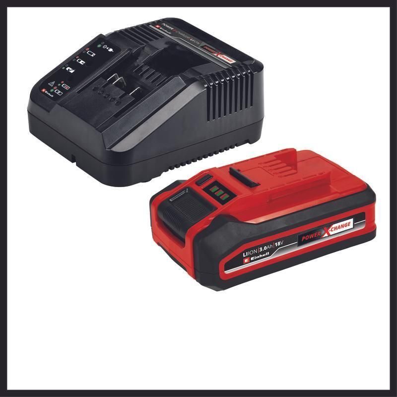 Einhell Akku-Rasenmäher GE-CM 18/30 Li – Kit inklusive Akku (3Ah) und Ladegerät