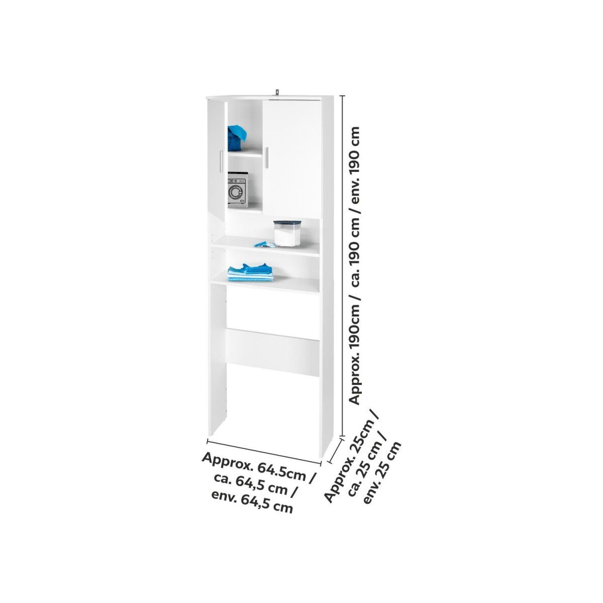 LIVARNO® meuble sur plan pour lave-linge »LIVERPOOL«