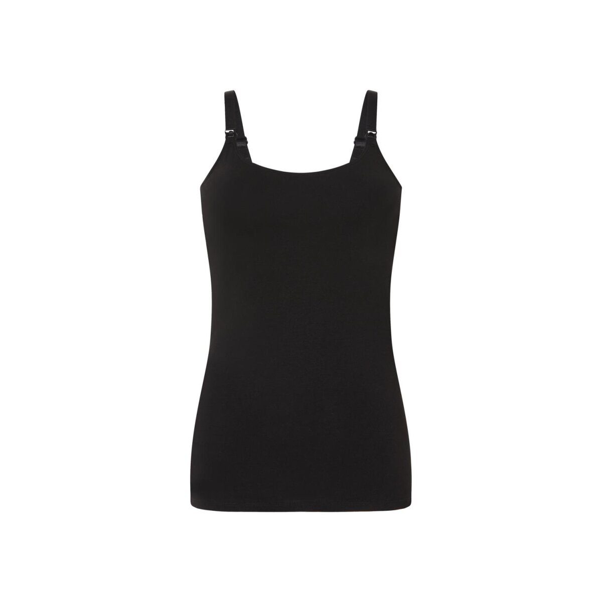esmara® Damen Still-Tops, 2 Stück, L (44/46), schwarz/weiß