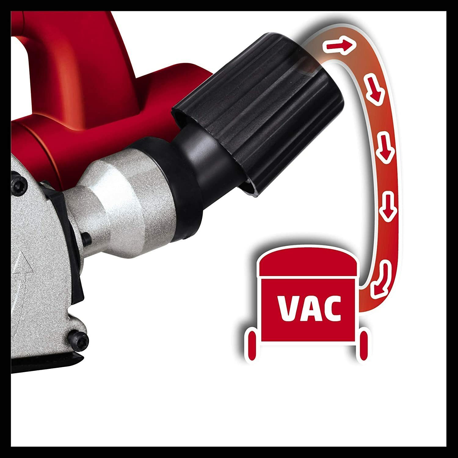 Einhell Mauernutfräse TC-MA 1300 (1320 W, 9000 U/min, Nuttiefe 8-30 mm, Nutbreite 8-26 mm, Staubabsaugung, Spindelarretierung, Überlastschutz, inkl. Transportkoffer, 2x Diamant-Trennscheiben)