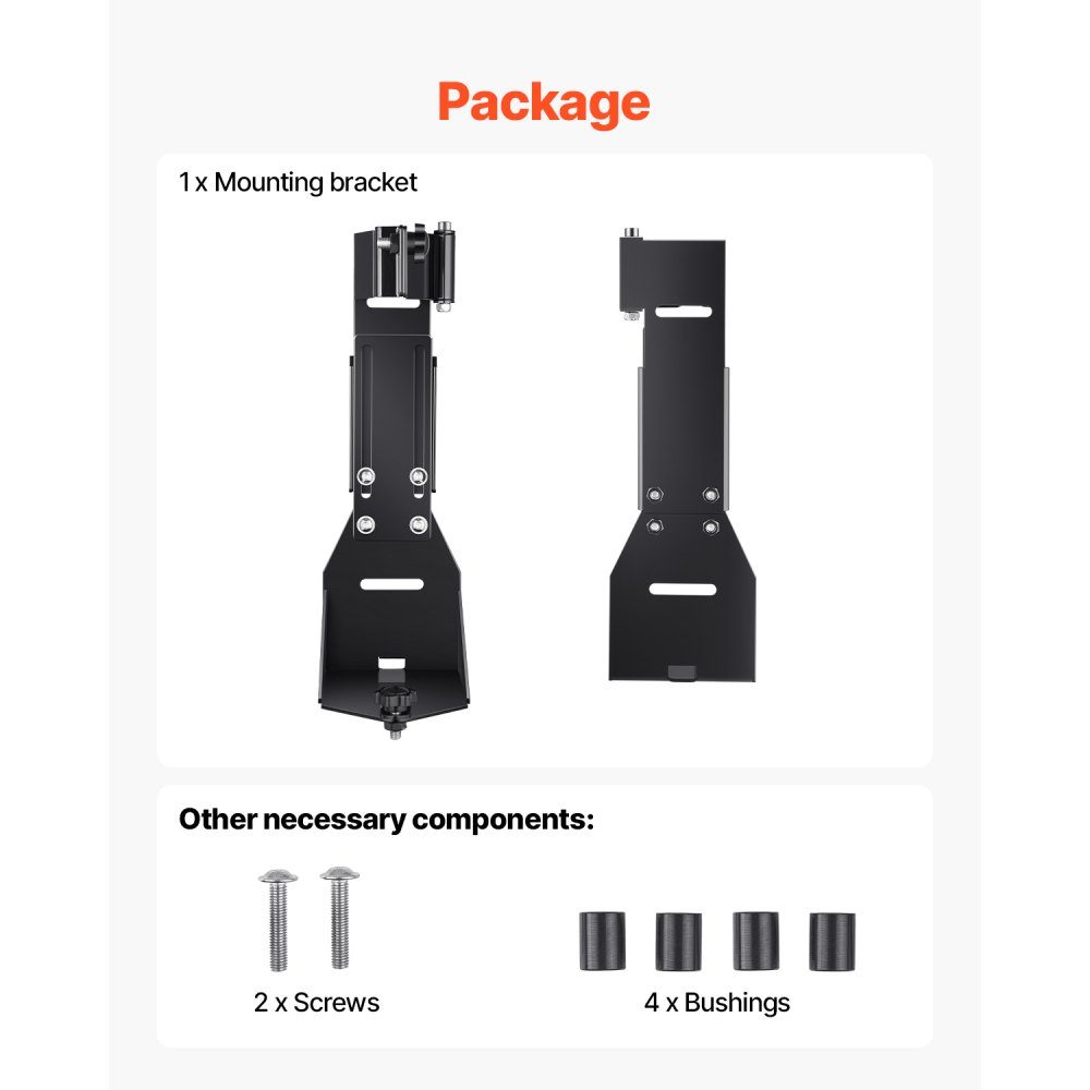Jackbeugel (alleen houder) Montagebeugelset Heavy Duty Jackbeugel Compatibel met YJ (1986-1996), TJ (1997-2006), JK (2006-2018), JL (2018-2024).
