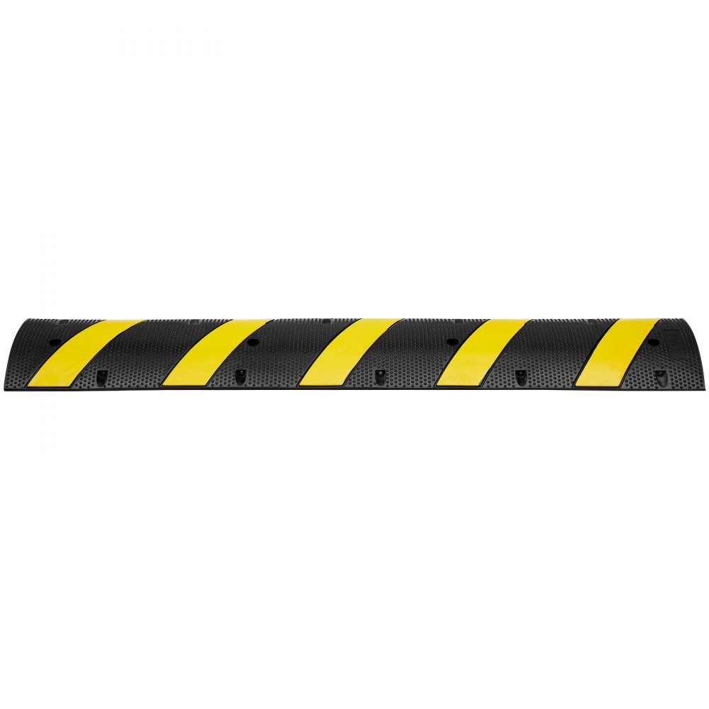 Rampe de protection des câbles à 2 canaux Pont de câbles en caoutchouc Pont de tuyaux 183 x 30 x 4,5 cm Protection anti-débordement 10000 kg (par essieu) Capacité de charge Rampe de câbles Conception antidérapante Idéale pour les places de stationnement