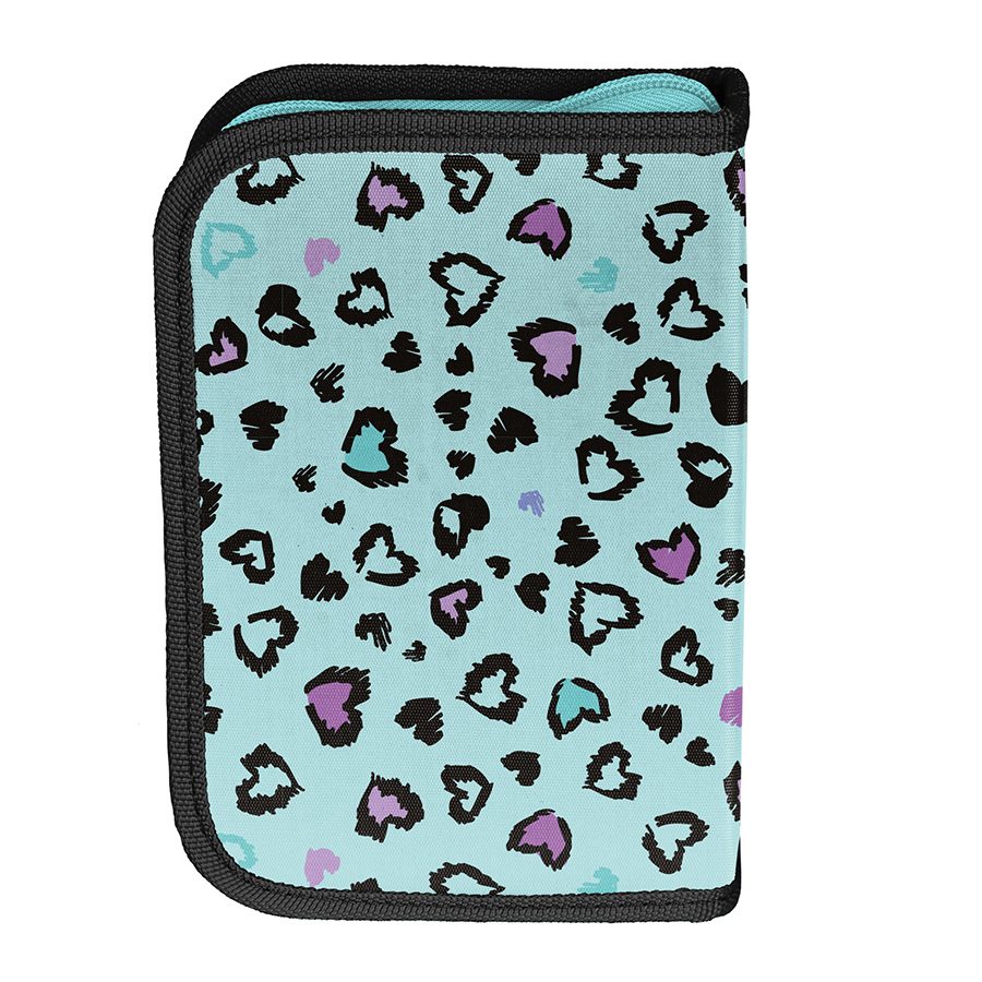 Pencil case with Hey accessories