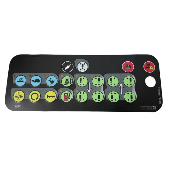 Haulotte sticker 4000212020 voor H15SX complete etiketteerset