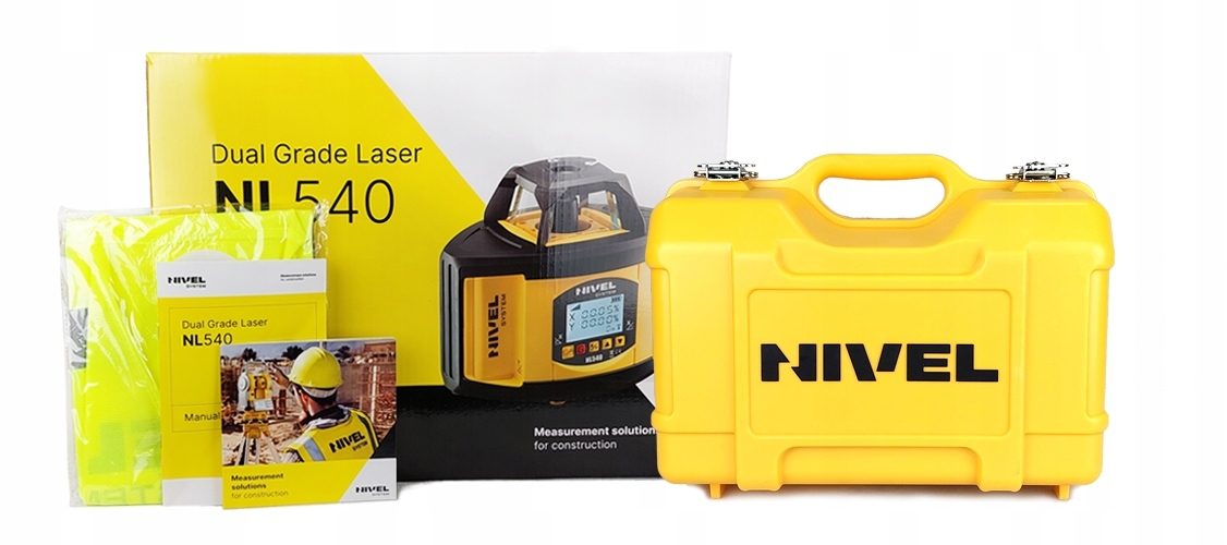 Nivel System NL540DIG + MC-1D SCALE FÜR Set Baumaschinen Vermessung Bulldozer Bagger Radlader