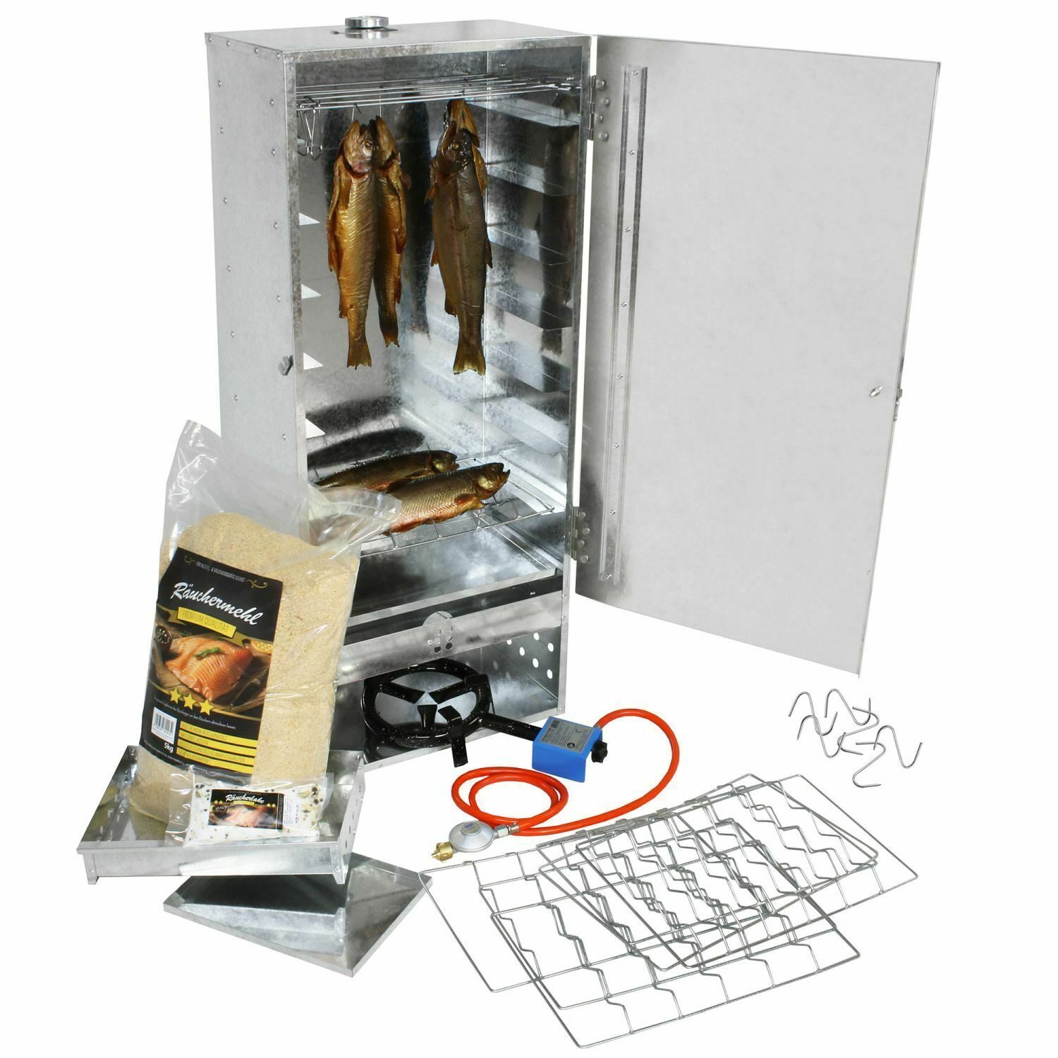Grill Smoker Räucherset XXXL Pro Brenner SET